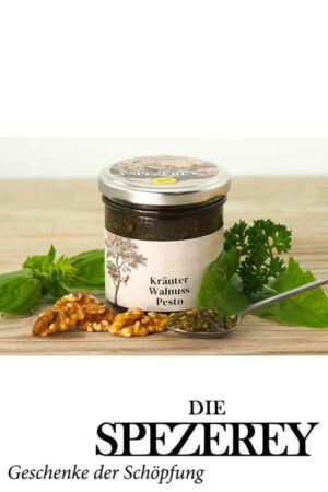 Kräuter Walnuss Pesto <br />DIE SPEZEREY